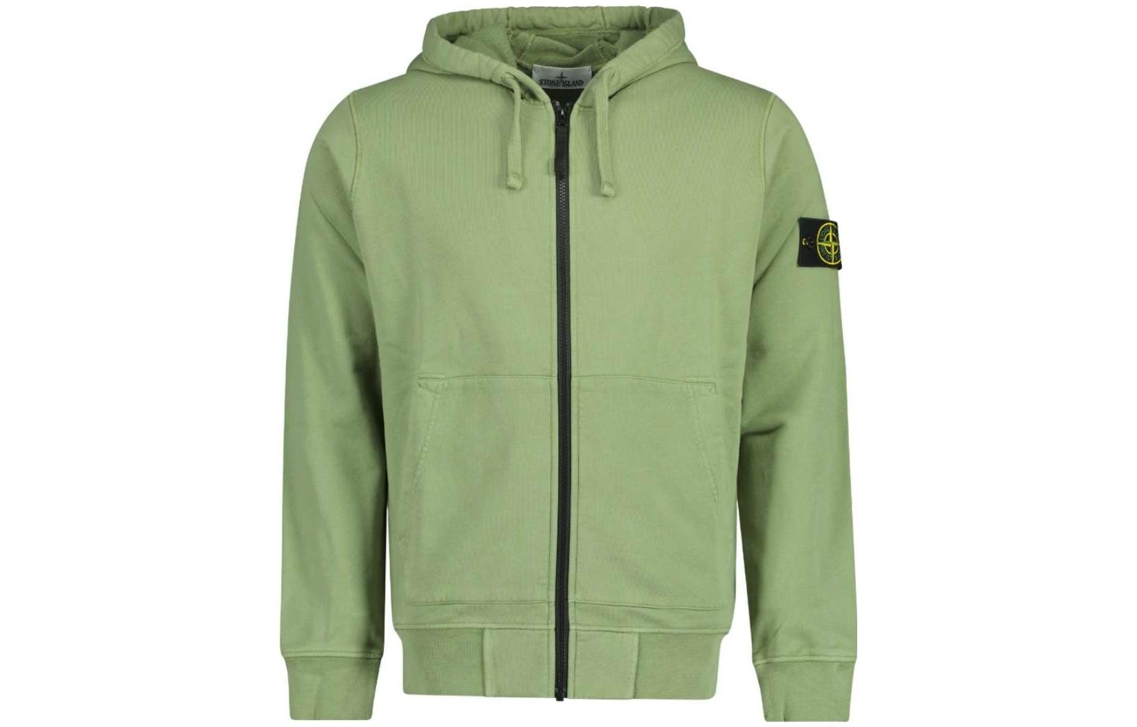Stone Island SS23 Sage Green Logo Hoodie 101564251-V0055