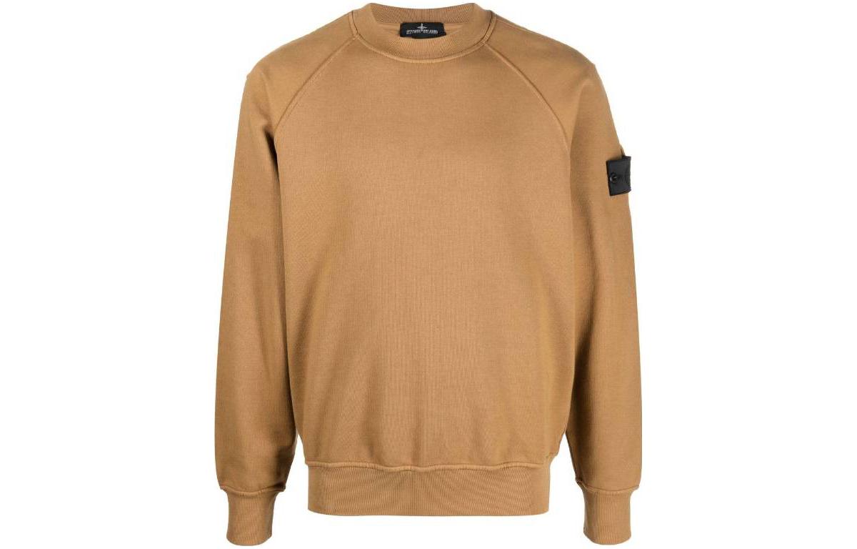 Stone Island SS23 Shadow Project  Tobacco Yellow Pullover Crewneck Sweatshirt. 781960619-V0071 圖 2