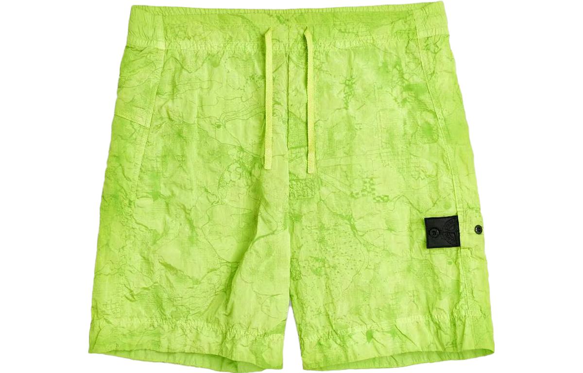 Stone Island SS23 Shadow Project Crinkle Nylon Elastic Waist Shorts Pistachio Green. 7819B0126-V2051 圖 2