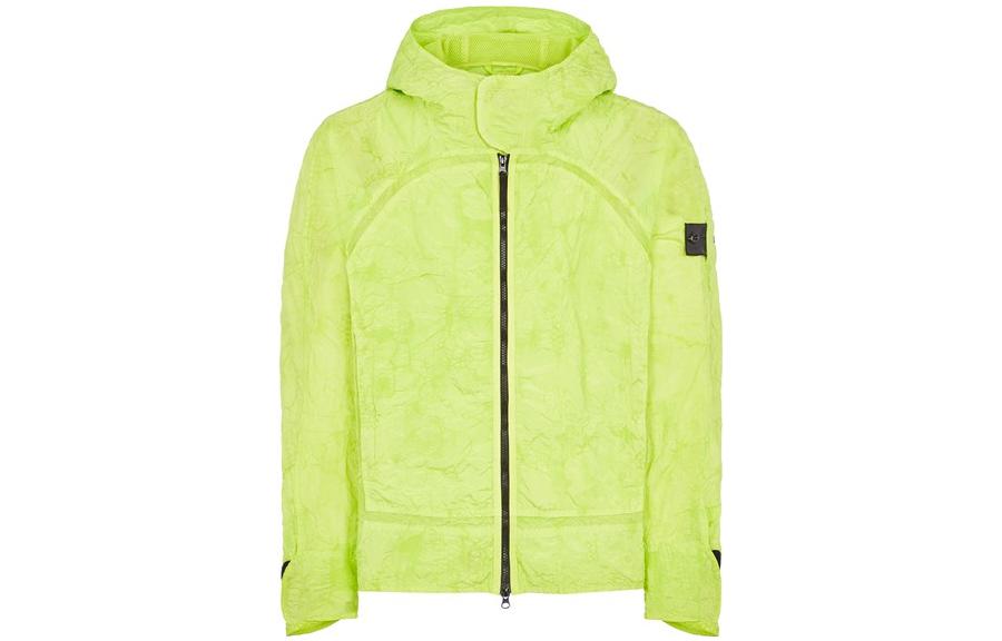 STONE ISLAND SS23 Shadow Project Textured Logo Badge Hooded Jacket for Men. 781940426-V2051