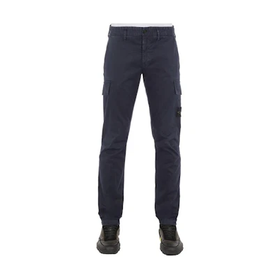 STONE ISLAND SS23 Solid Cargo Jogger Pants Men’s Deep Blue 101530604-A0120