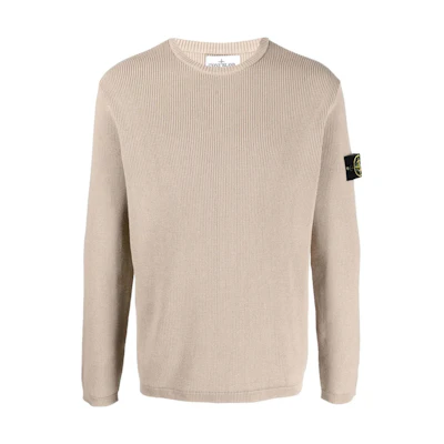 STONE ISLAND SS23 Solid Color Crewneck Pullover Knit Sweater 7815507D8-V0092