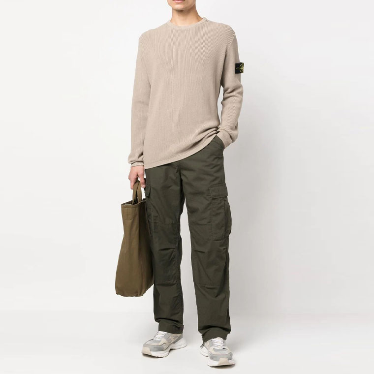 Lookbook STONE ISLAND SS23 素色圓領套頭針織毛衣 7815507D8-V0092