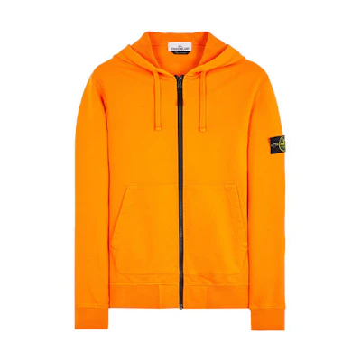 Stone Island SS23 Solid Color Logo Sweatshirt Orange 101564251-V0032