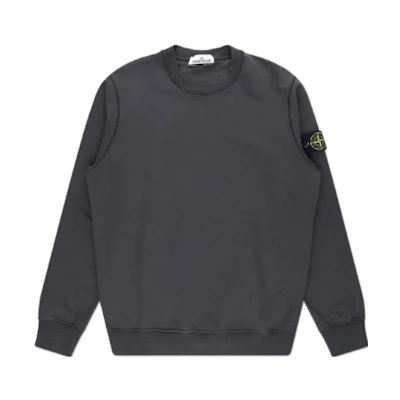 Stone Island SS23 Solid Logo Crewneck Sweatshirt Men’s - Charcoal Gray 101563051-V0065