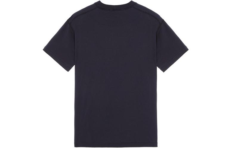 Lookbook Stone Island SS23 Logo Patch Crewneck T-Shirt Biru Navy. 101523757-A0020