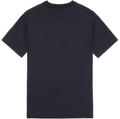 Stone Island SS23 Logo Patch Crewneck T-Shirt Biru Navy. 101523757-A0020 Lookbook Stone Island SS23 Logo Patch Crewneck T-Shirt Biru Navy. 101523757-A0020