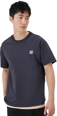 Stone Island SS23 Logo Patch Crewneck T-Shirt Biru Navy. 101523757-A0020 Sizing Stone Island SS23 Logo Patch Crewneck T-Shirt Biru Navy. 101523757-A0020