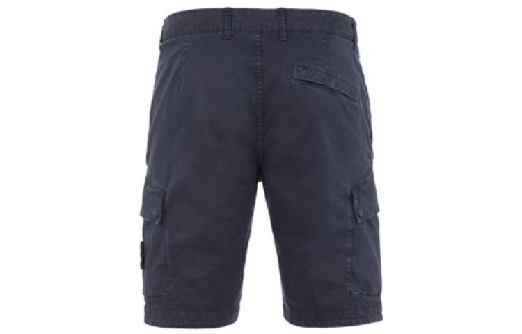 STONE ISLAND SS23 Solid Pocket Straight Shorts  Navy Blue 1015L1204-A0120 圖 3