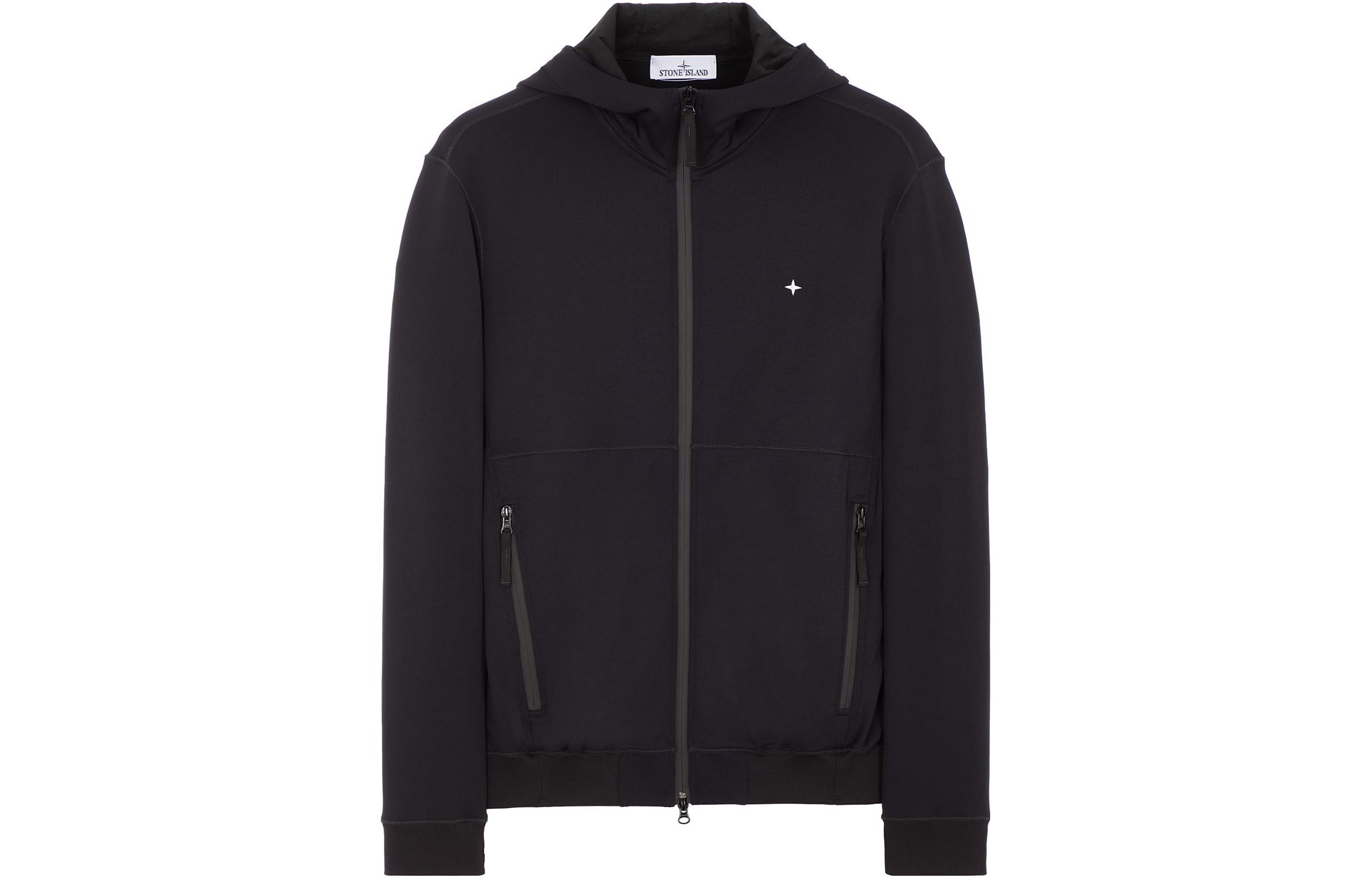 Stone Island SS23 Stellina Drawstring Zip Oversized Hoodie Men’s Black. 7815615G5-V0029 圖 2