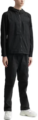 STONE ISLAND SS23 男士Supima®轻薄黑色连帽夹克 781543310-V0029 Details for STONE ISLAND SS23 男士Supima®轻薄黑色连帽夹克 781543310-V0029