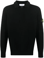 STONE ISLAND SS23 Unisex Black Solid Color Knitted Long Sleeve Shirt 7815529D3-V0029 STONE ISLAND SS23 Unisex Black Solid Color Knitted Long Sleeve Shirt 7815529D3-V0029