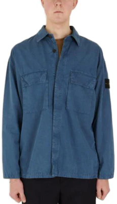 STONE ISLAND SS23 Washed Double-Pocket Long Sleeve Shirt Lagoon Blue Unisex. 7815115WN-V0124 Shop STONE ISLAND SS23 Washed Double-Pocket Long Sleeve Shirt Lagoon Blue Unisex. 7815115WN-V0124