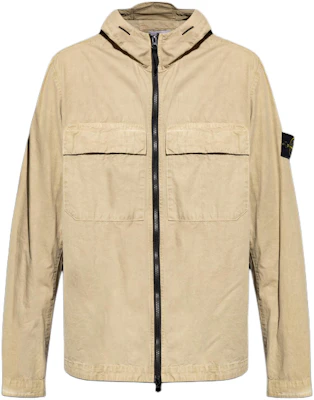 STONE ISLAND SS24 Beige Cotton Canvas Zip-Up Hoodie Jacket 8015106WN-V0195 Buy STONE ISLAND SS24 Beige Cotton Canvas Zip-Up Hoodie Jacket 8015106WN-V0195