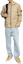 Lookbook STONE ISLAND SS24 Beige Cotton Canvas Zip-Up Hoodie Jacket 8015106WN-V0195