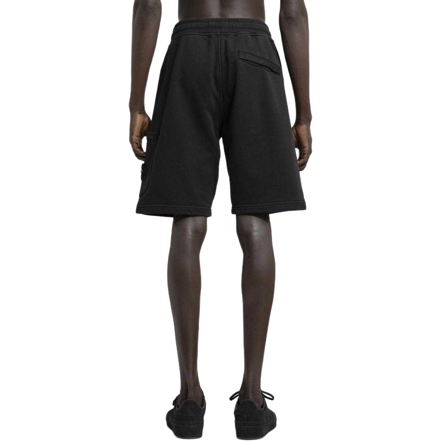 STONE ISLAND SS24  Black Drawstring Mid-Rise Casual Shorts. 801564651-A0029 圖 7