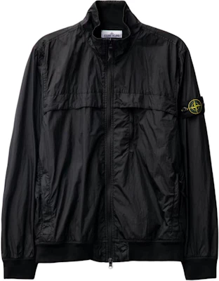 Stone Island SS24 Black Lightweight Zip Jacket with Sleeve Logo and Chest Pocket 801541022-V0029 Buy Stone Island SS24 Black Lightweight Zip Jacket with Sleeve Logo and Chest Pocket 801541022-V0029