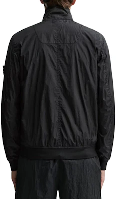 Stone Island SS24 Black Lightweight Zip Jacket with Sleeve Logo and Chest Pocket 801541022-V0029 Purchase Stone Island SS24 Black Lightweight Zip Jacket with Sleeve Logo and Chest Pocket 801541022-V0029
