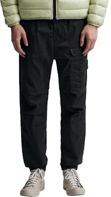 STONE ISLAND SS24 Pantalones Jogger Negros Slim Fit de Algodón Supima Twill. 801530510-V0029 Shop STONE ISLAND SS24 Pantalones Jogger Negros Slim Fit de Algodón Supima Twill. 801530510-V0029