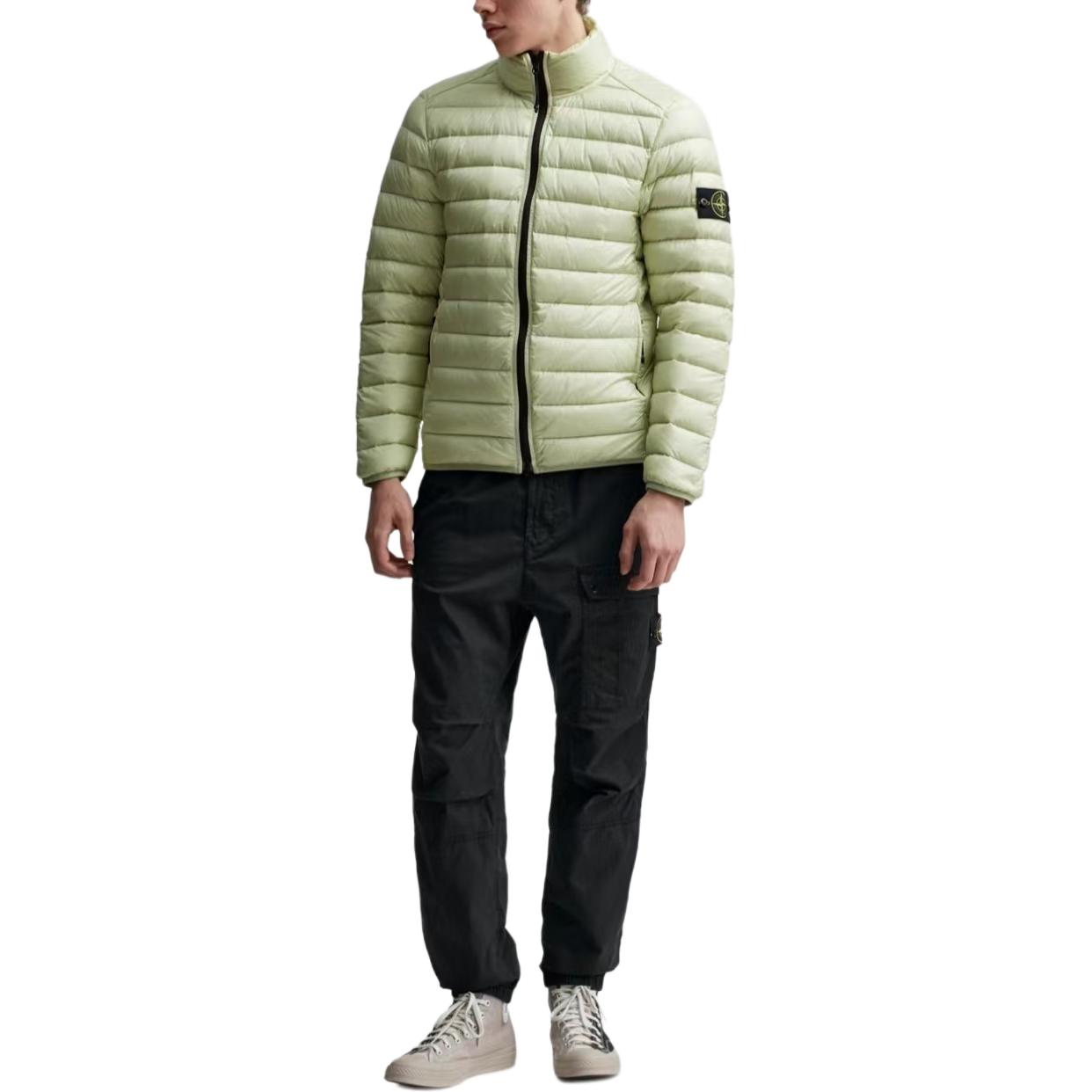 Details for STONE ISLAND SS24 Pantalones Jogger Negros Slim Fit de Algodón Supima Twill. 801530510-V0029