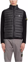 Order STONE ISLAND SS24 黑色素色拉鍊無袖背心 8015G0524-V0029