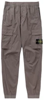 Stone Island SS24 Cargo Joggers Dove Gray Elastic Waist Relaxed Fit Pants. 801531303-V0092 Stone Island SS24 Cargo Joggers Dove Gray Elastic Waist Relaxed Fit Pants. 801531303-V0092