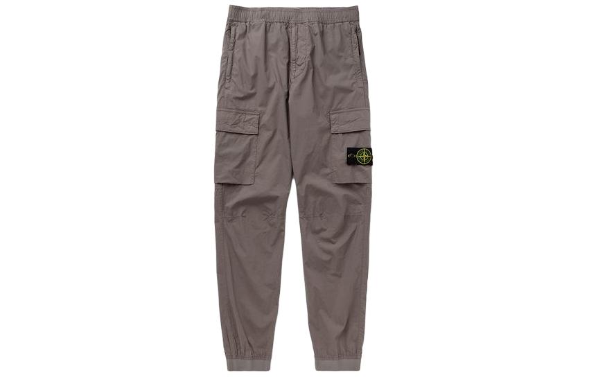 Stone Island SS24  Cargo Joggers Dove Gray Elastic Waist Relaxed Fit Pants. 801531303-V0092 圖 2
