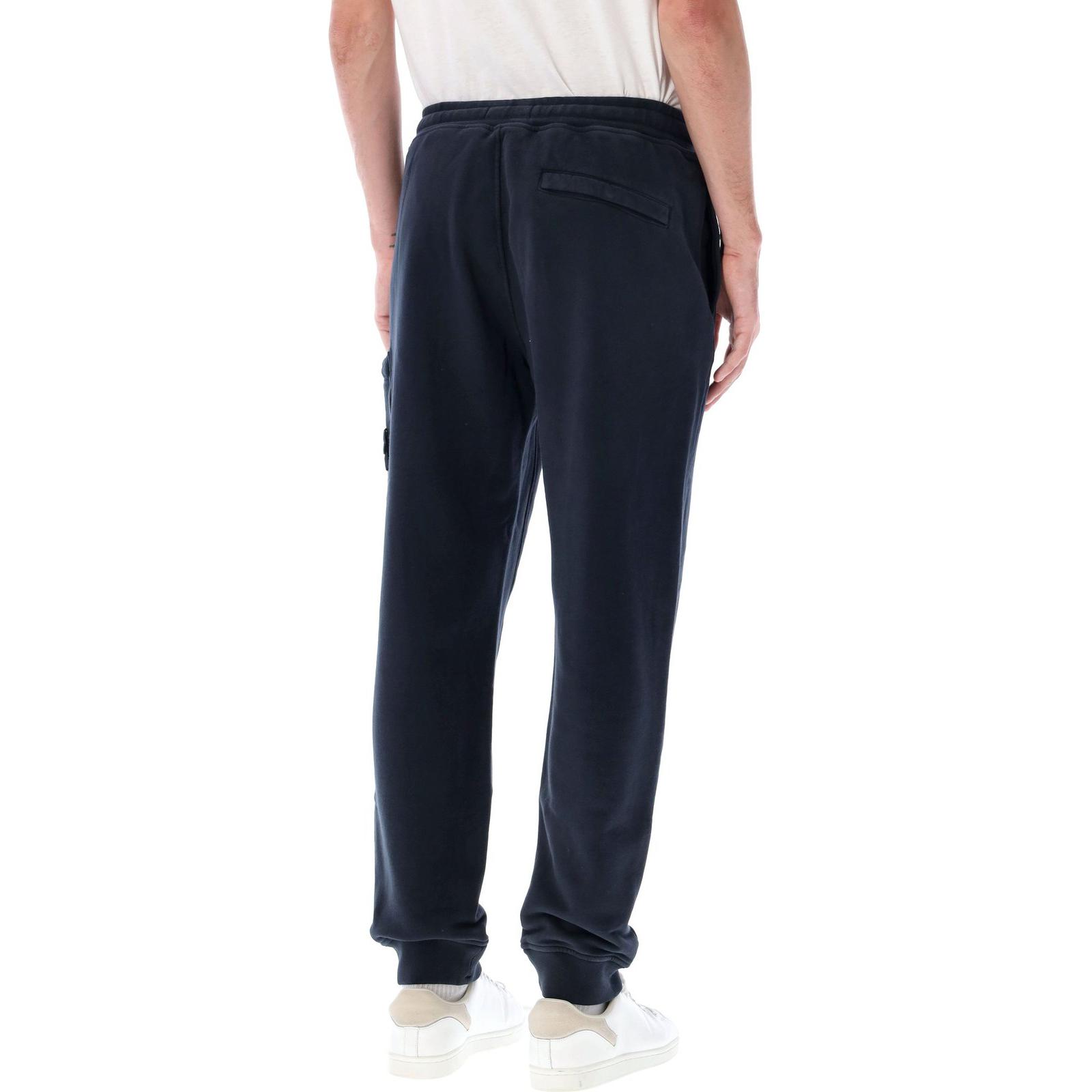 STONE ISLAND SS24  Casual Jogger Pants Blue Elastic Waist Minimal Design 801564451-A0020 圖 3