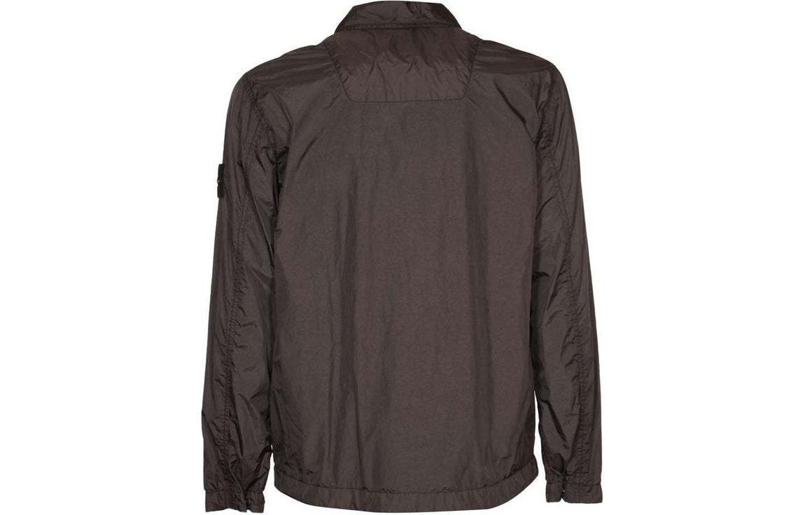 STONE ISLAND SS24  Dark Gray Zip-Up Logo Jacket with Pockets. 801510522-V0065 圖 3