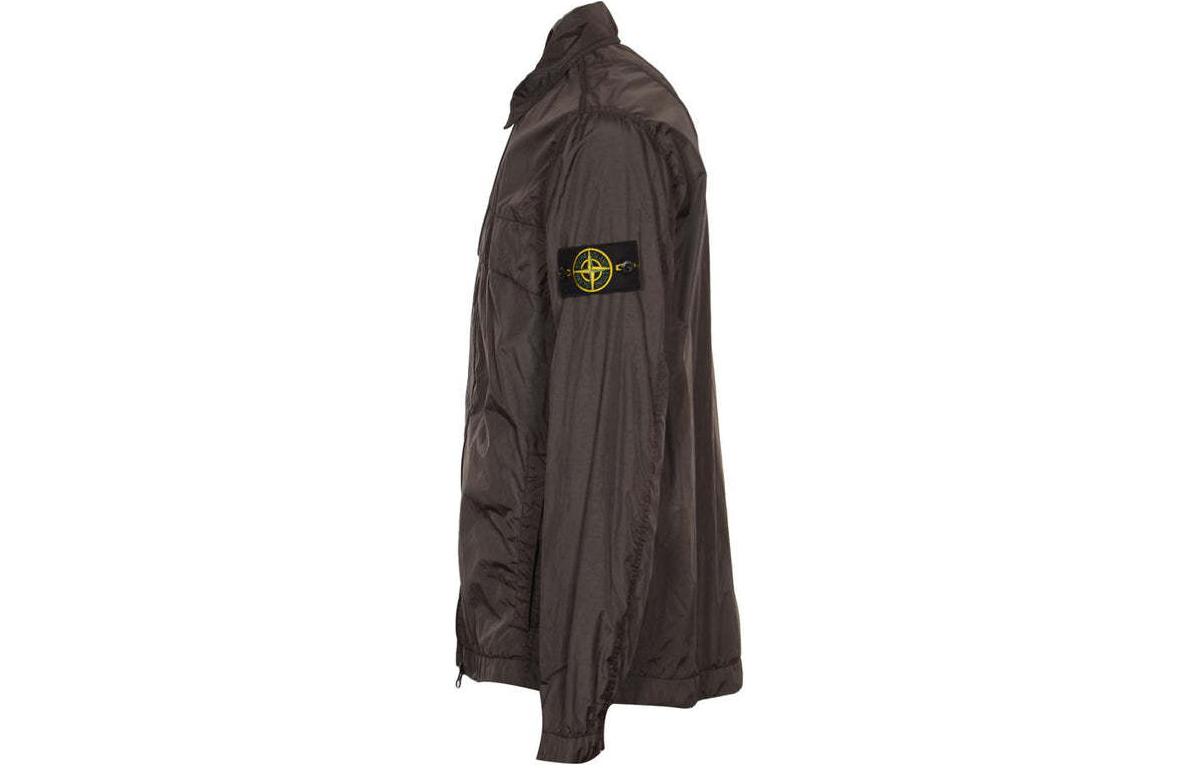 STONE ISLAND SS24  Dark Gray Zip-Up Logo Jacket with Pockets. 801510522-V0065 圖 4