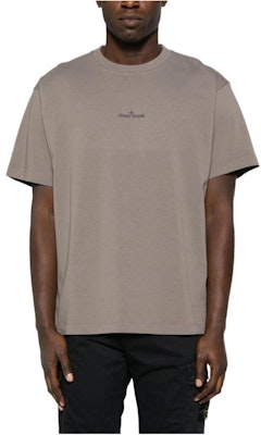 Stone Island SS24 髒感Logo印花圓領T恤 淡灰色。 80152RCE6-V0092 Purchase Stone Island SS24 髒感Logo印花圓領T恤 淡灰色。 80152RCE6-V0092