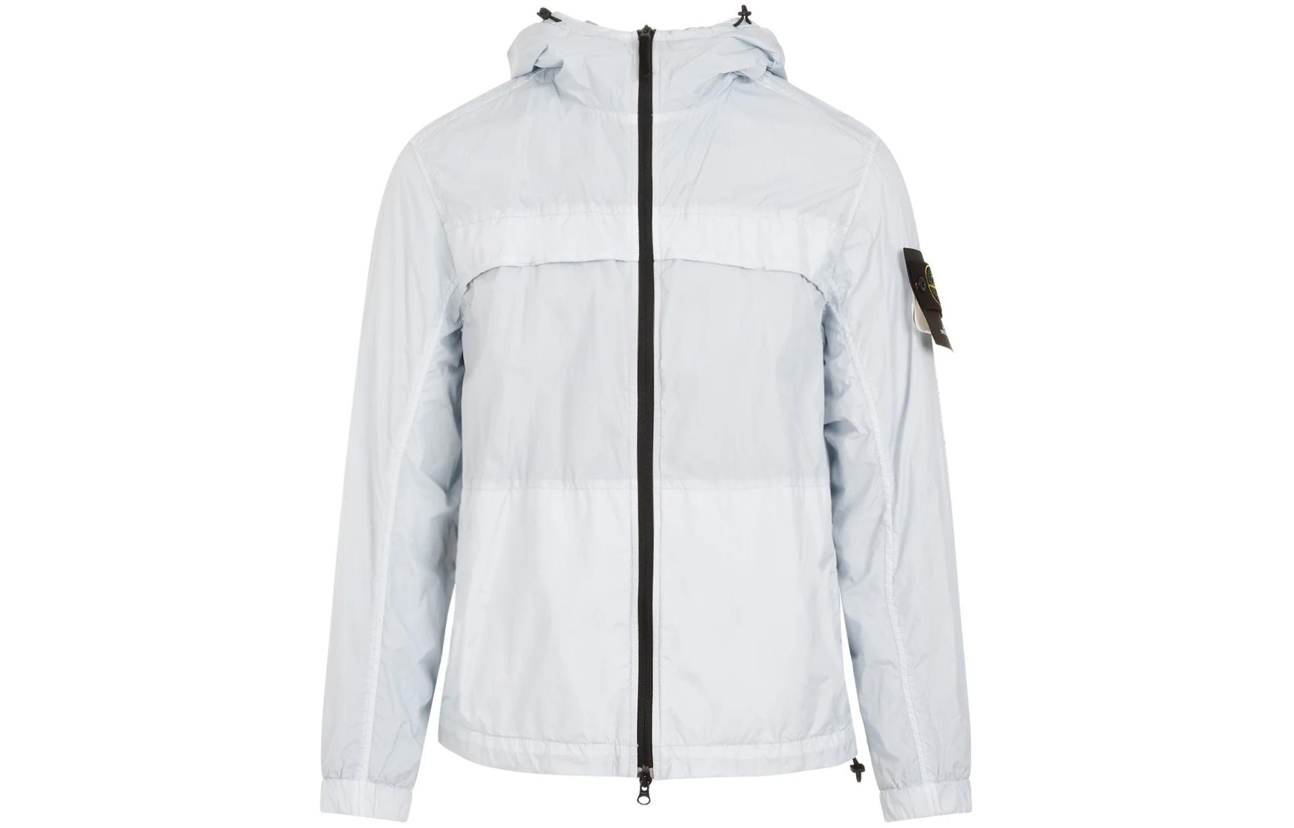 Stone Island SS24  Frost Blue Lightweight Recycled Nylon Hooded Jacket 801540922-V0041 圖 2