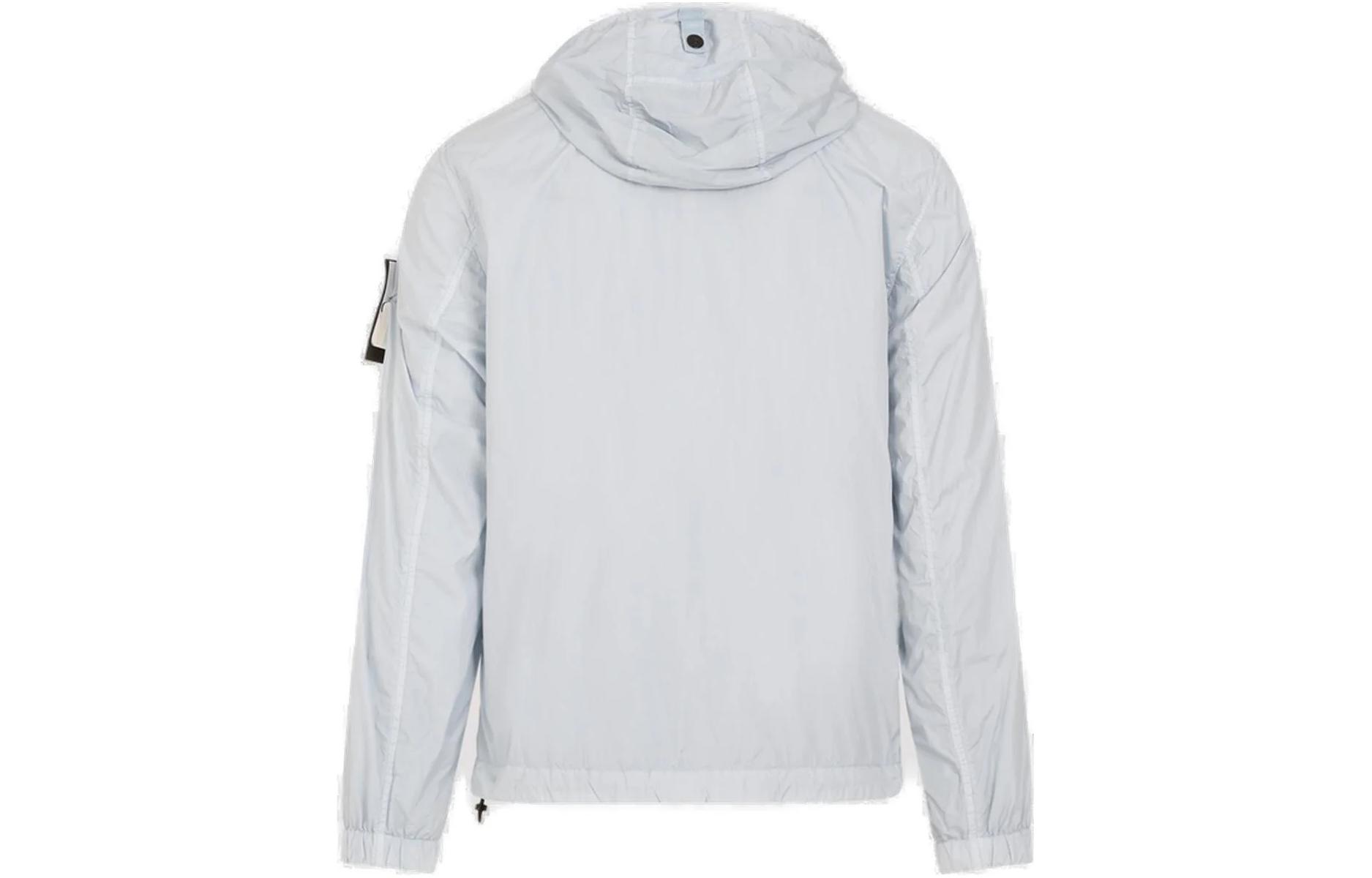 Stone Island SS24  Frost Blue Lightweight Recycled Nylon Hooded Jacket 801540922-V0041 圖 3