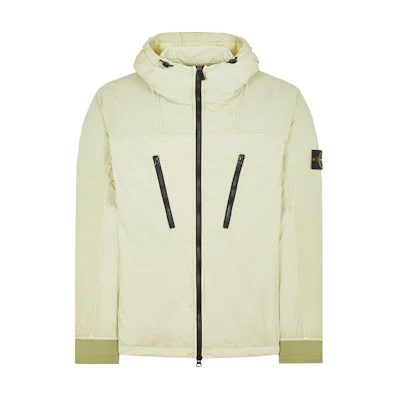 STONE ISLAND SS24 Lightweight Hooded Zip Jacket Pistachio Green 801540425-V0051
