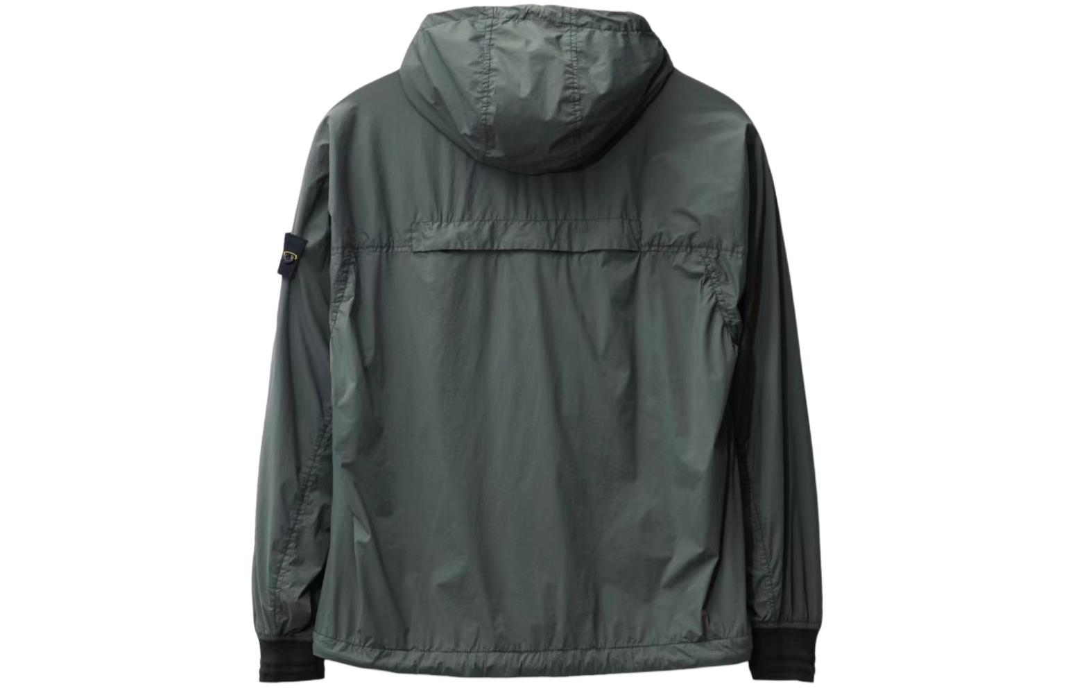 STONE ISLAND SS24  Lightweight Hooded Zipper Jacket Moss Green 801540425-V0059 圖 3