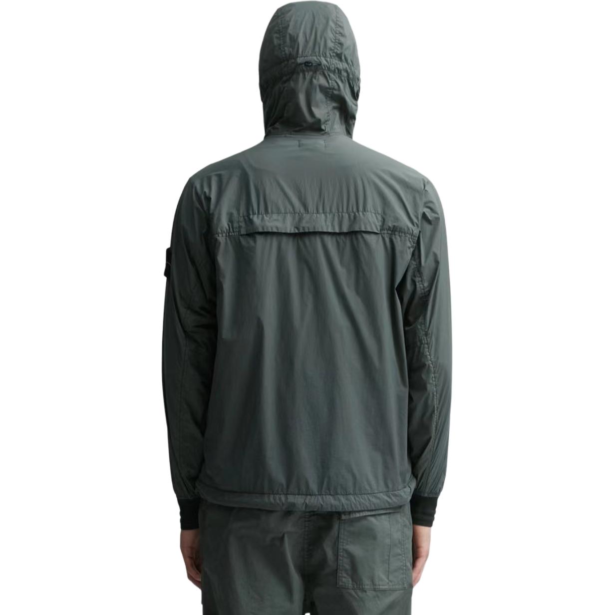 STONE ISLAND SS24  Lightweight Hooded Zipper Jacket Moss Green 801540425-V0059 圖 5