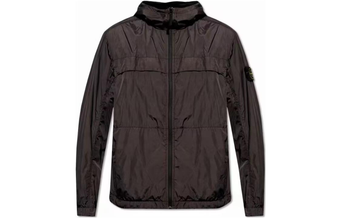 Stone Island SS24  Lightweight Recycled Nylon Hooded Jacket Charcoal Gray 801540922-V0065 圖 2