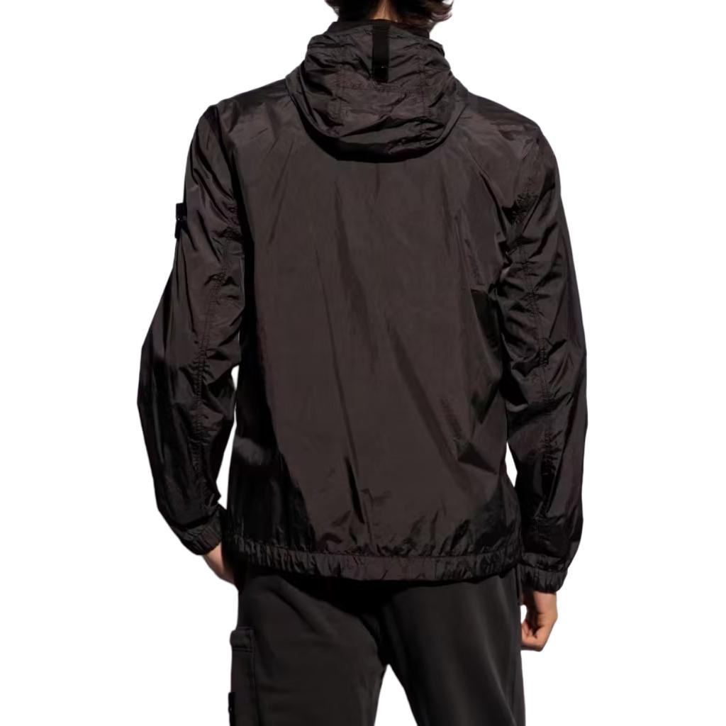 Stone Island SS24  Lightweight Recycled Nylon Hooded Jacket Charcoal Gray 801540922-V0065 圖 5