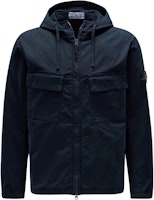 STONE ISLAND SS24 Pima Cotton Navy Blue Zip Hoodie Jacket with Pockets 801542610-V0020 STONE ISLAND SS24 Pima Cotton Navy Blue Zip Hoodie Jacket with Pockets 801542610-V0020