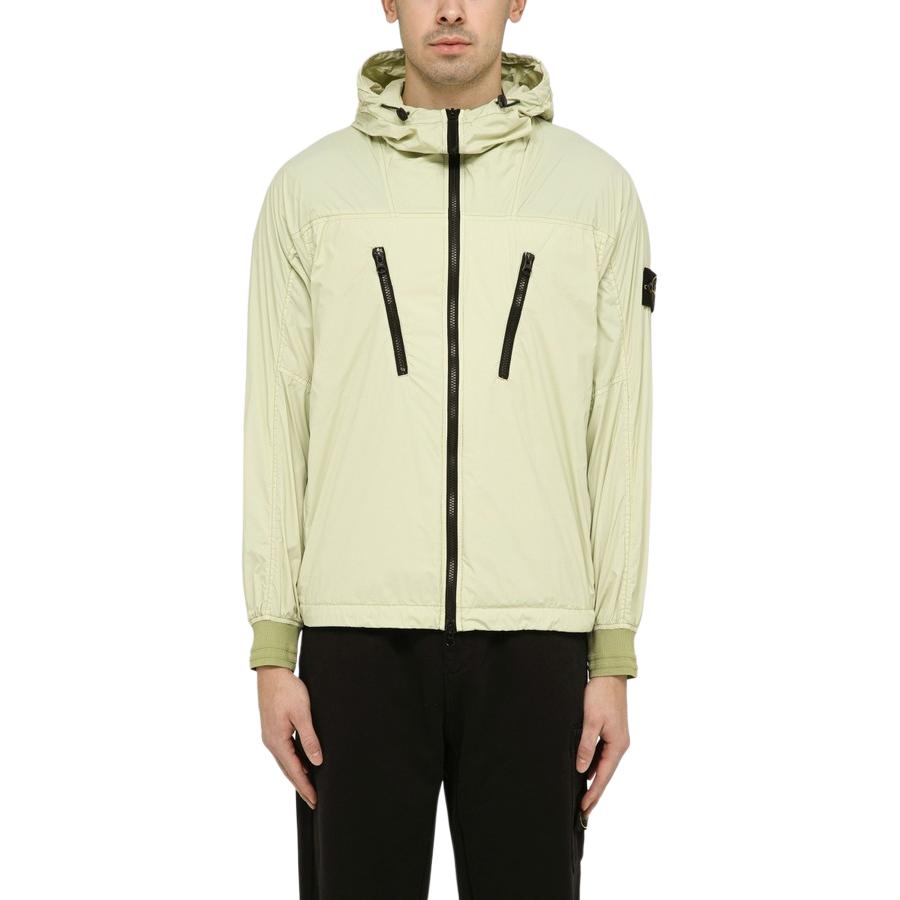 Stone Island SS24  Pistachio Windproof Softshell Jacket with Dual Zipper. 801541223-V0051 圖 4