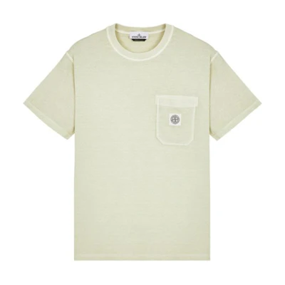 STONE ISLAND SS24 Slim Fit Cotton Crew Neck T-Shirt Pistachio Green 801521957-V0151