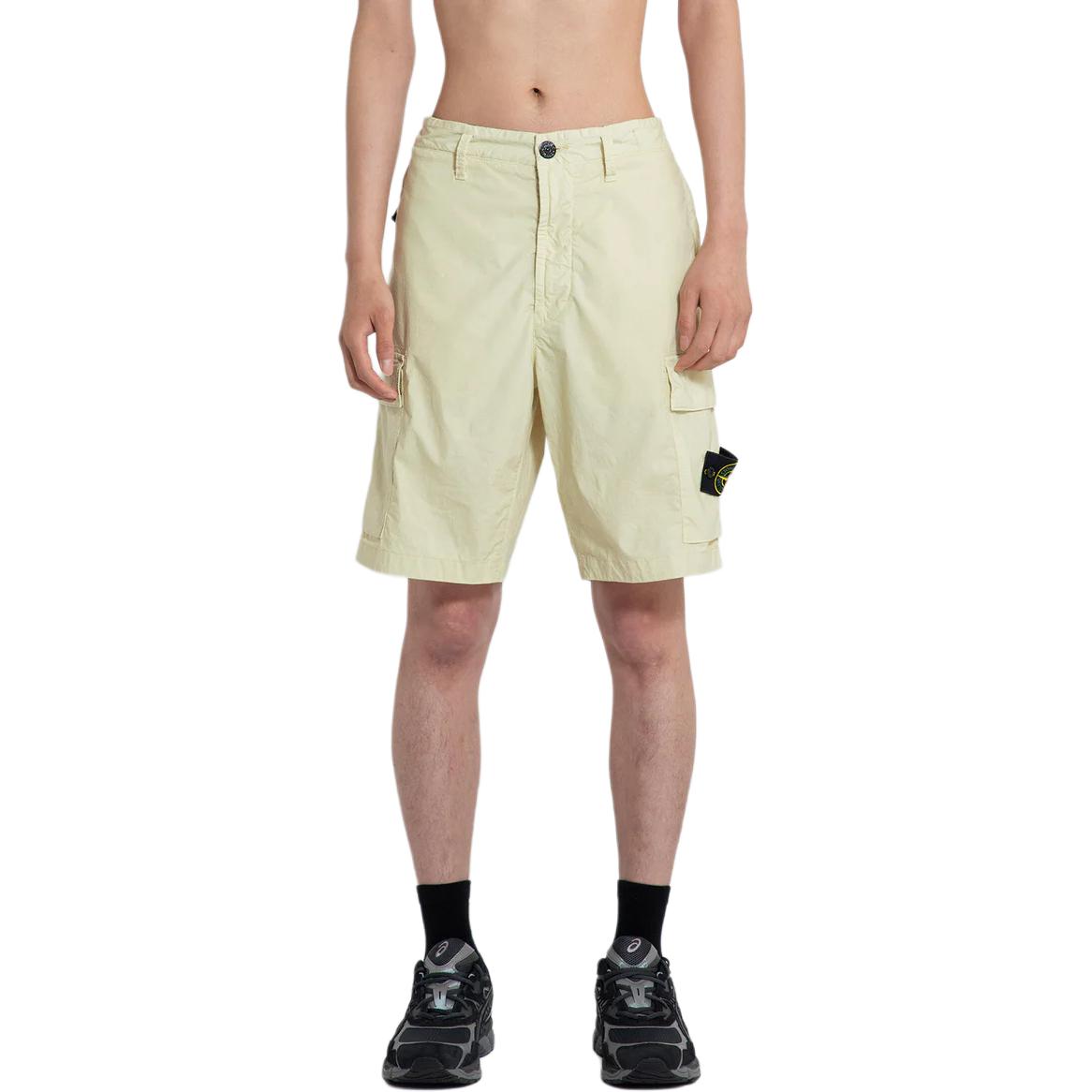 STONE ISLAND SS24  Yellow Zip Straight Denim Shorts 8015L0803-V0091 圖 4