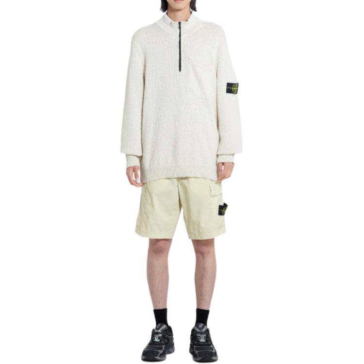 STONE ISLAND SS24  Yellow Zip Straight Denim Shorts 8015L0803-V0091 圖 7