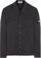 STONE ISLAND SS24 Black Compass Patch Long Sleeve Jacket . 801510104-V0129 STONE ISLAND SS24 Black Compass Patch Long Sleeve Jacket . 801510104-V0129