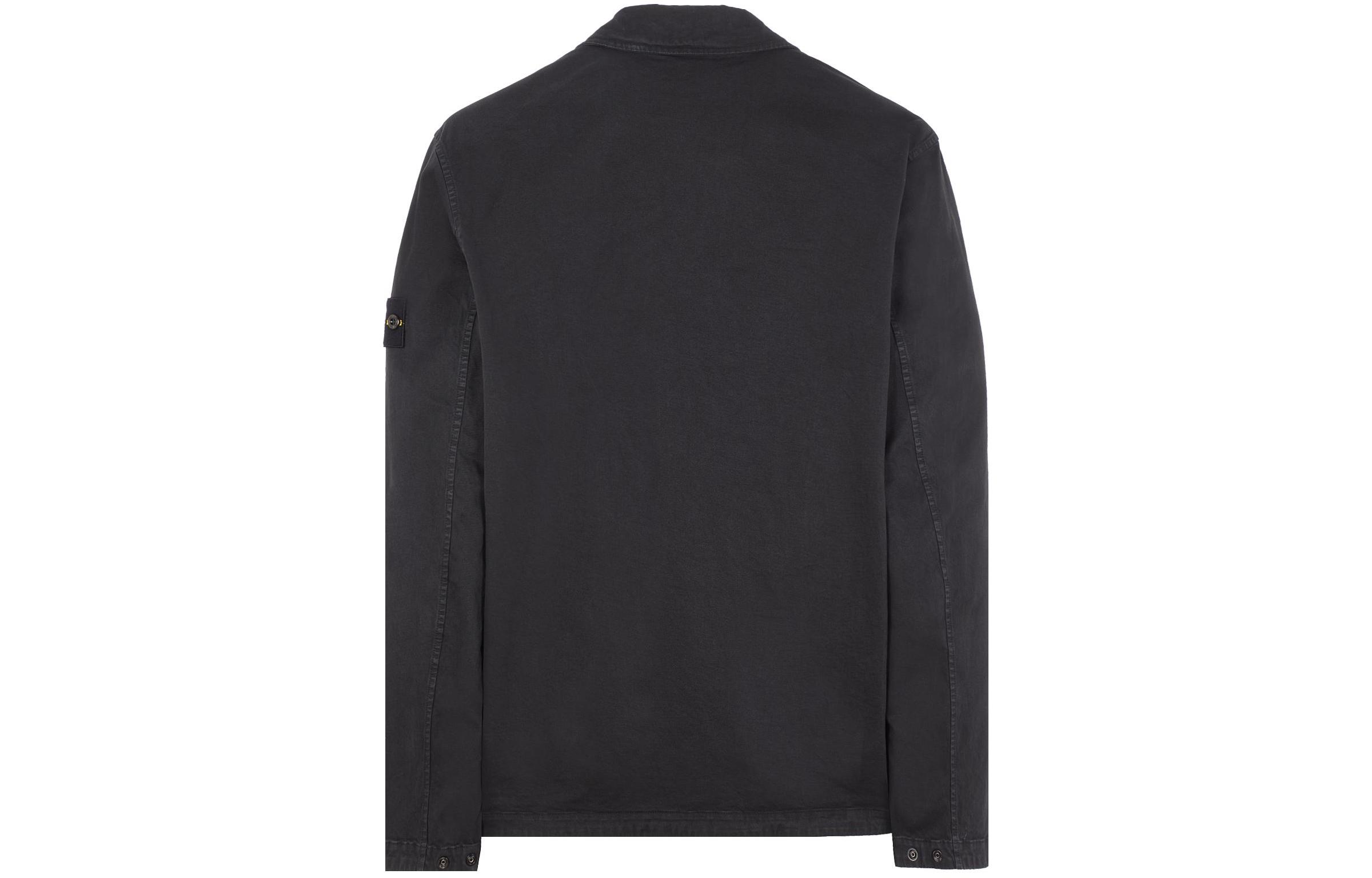 STONE ISLAND SS24 Black Compass Patch Long Sleeve Jacket . 801510104-V0129 圖 3