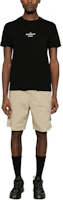 Purchase STONE ISLAND SS24 黑色棉質標誌印花短袖圓領T恤 男款 80152NS91-V0029