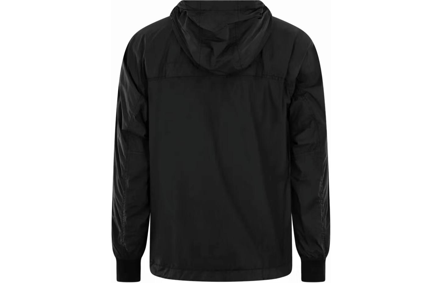 STONE ISLAND SS24 Black Lightweight Hooded Zip Jacket Men 801540425-V0029 圖 3