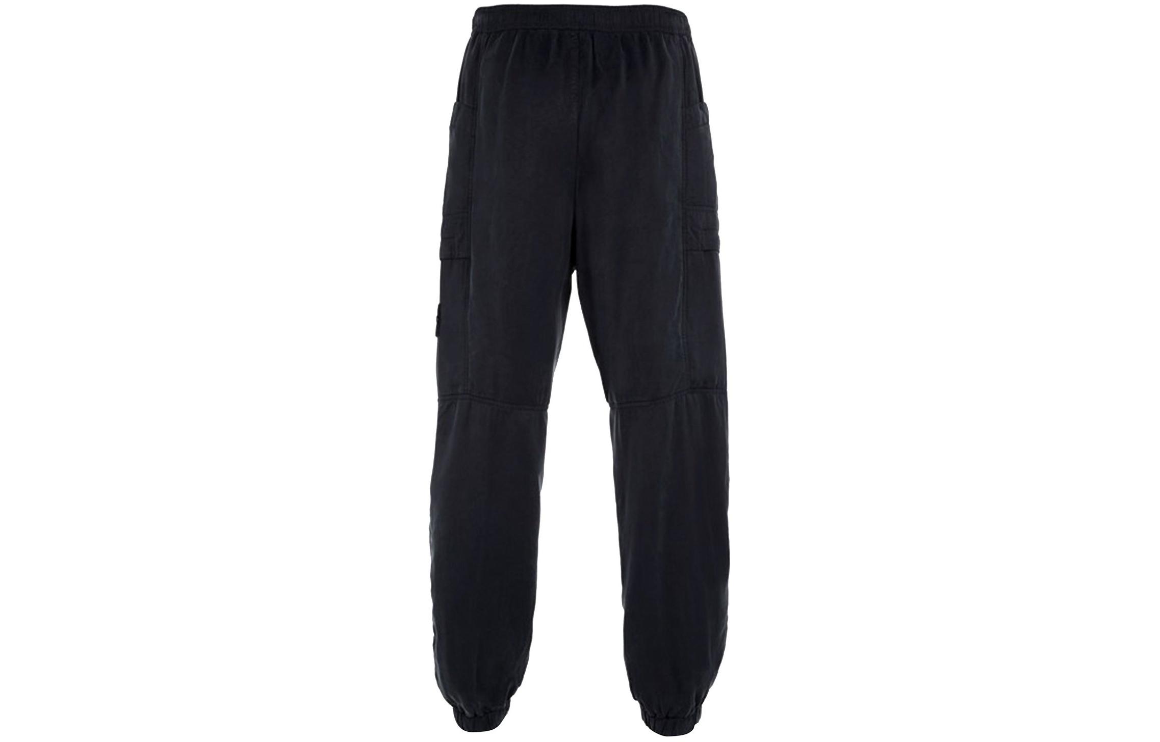 STONE ISLAND SS24 Black Logo Patch Utility Cargo Pants Men 8015315F2-V0029 圖 3