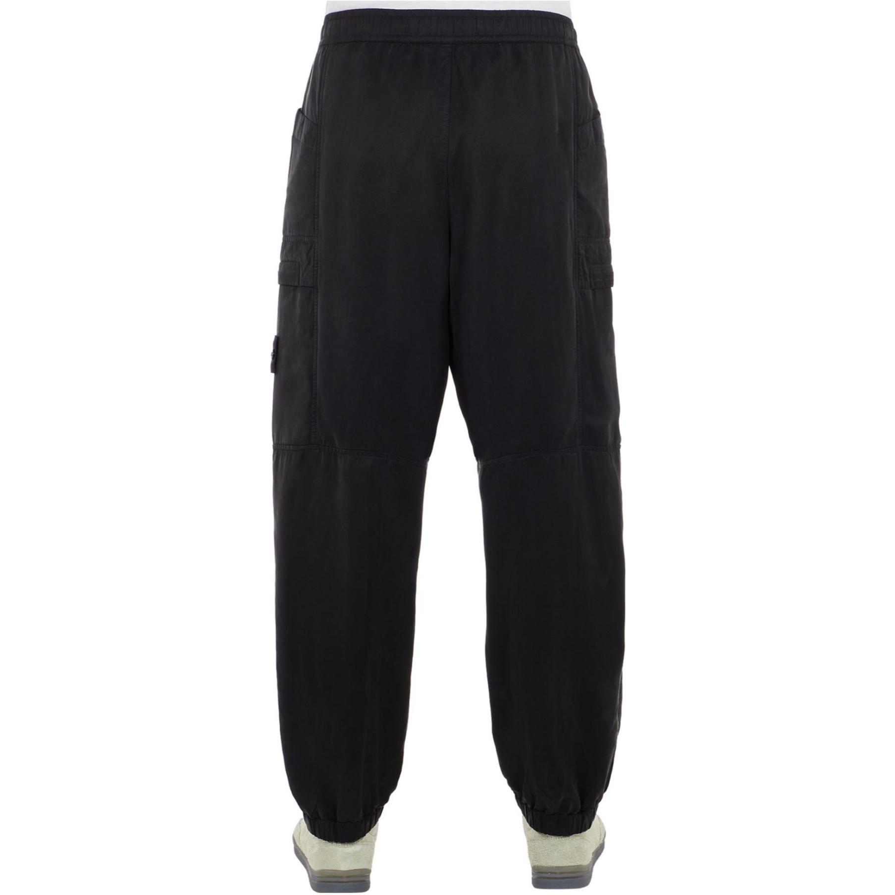 STONE ISLAND SS24 Black Logo Patch Utility Cargo Pants Men 8015315F2-V0029 圖 5