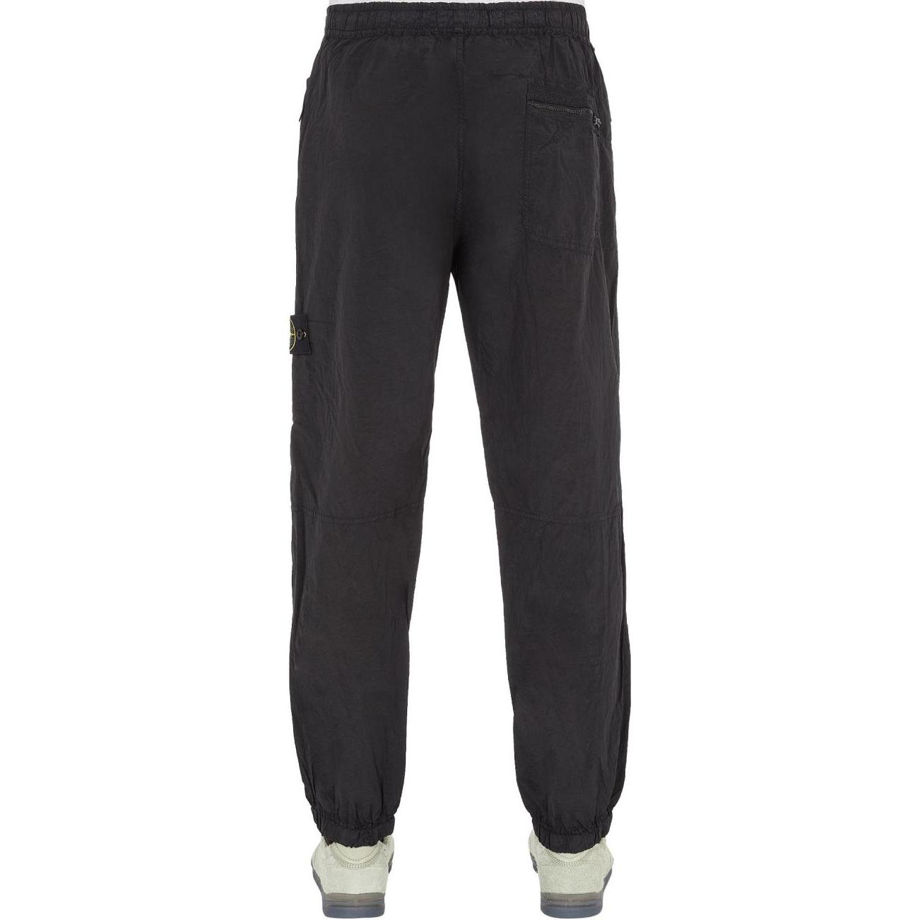 Purchase ストーンアイランド SS24 ブラック 防水防風 ジョガーパンツ メンズ カジュアルスタイル 801532519-V0029